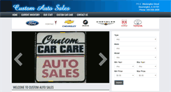 Desktop Screenshot of customautosalesonline.com