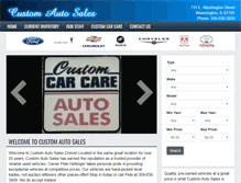 Tablet Screenshot of customautosalesonline.com
